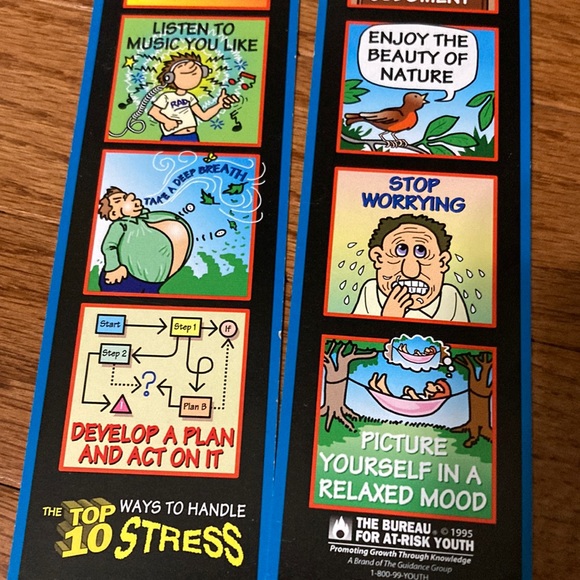 Top 10 Ways to Handle STRESS (poster/bookmarks) - Picture 11 of 13